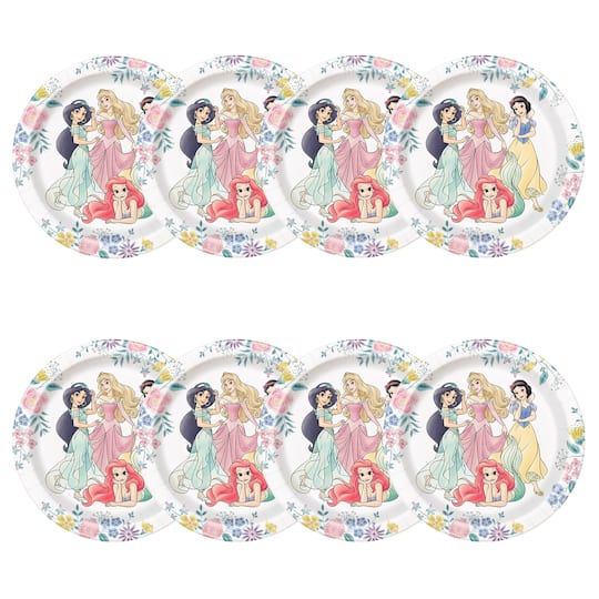 7" Disney® Princess Paper Plates, 8ct.